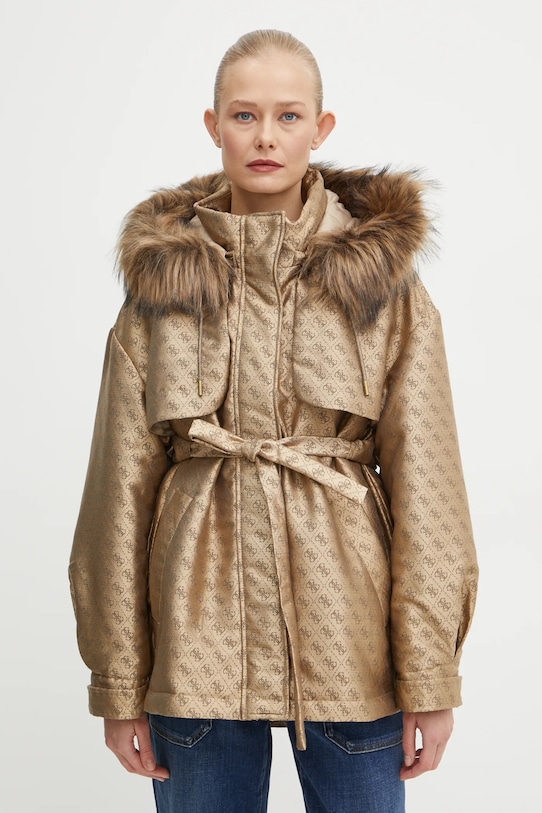 Bunda Guess ELLY oversize zelená W4BL35.WFIR2
