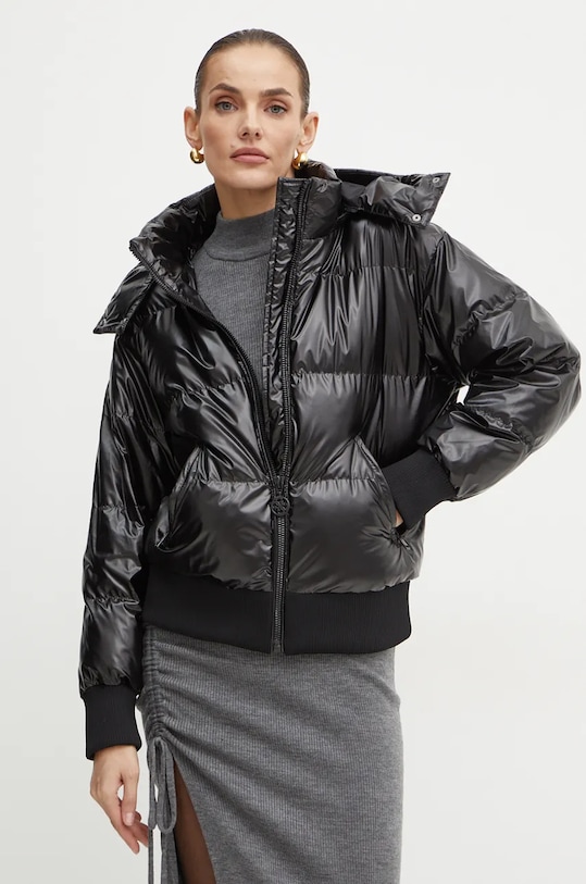 Bunda Guess BICE s kapucí černá W4BL37.WGK00