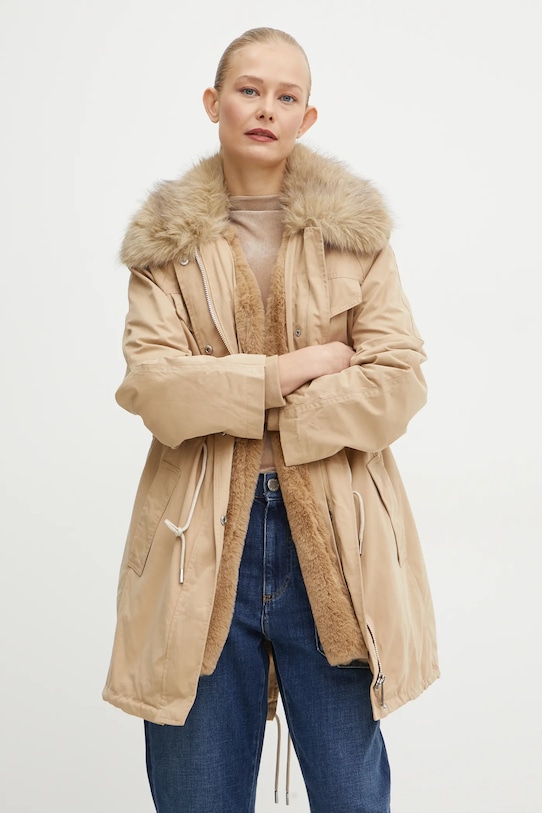 Guess kurtka LUCIE beżowy W4BL45.WGK30