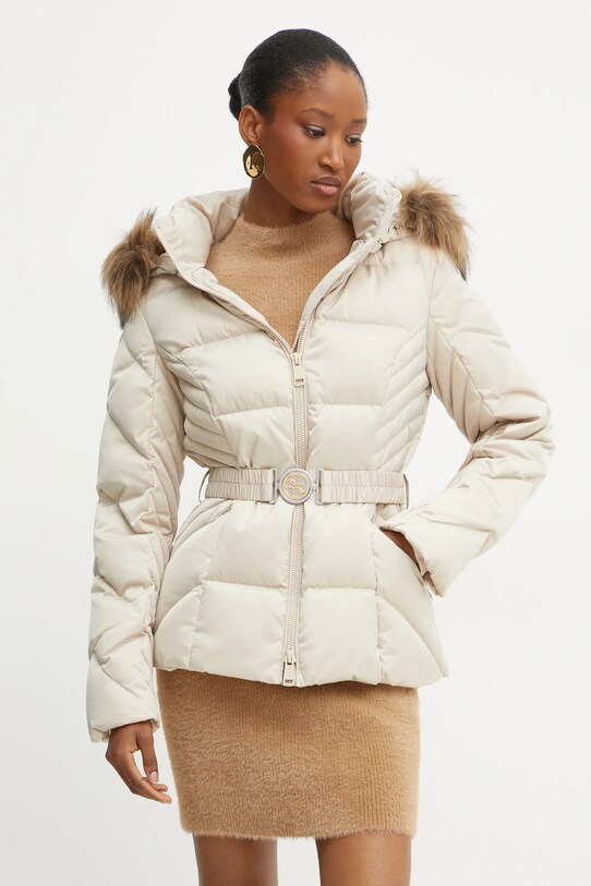 Guess piumino OLGA foderato beige W4BL53.WEX52
