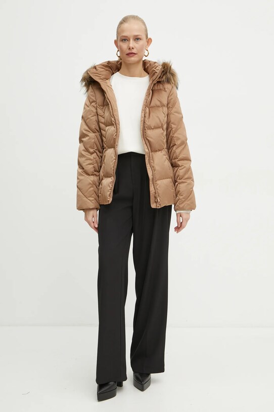Пухова куртка Guess OLGA W4BL53.WEX52 коричневий AW24