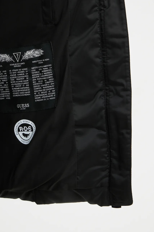 Пухено яке Guess OLGA W4BL53.WEX52 черен