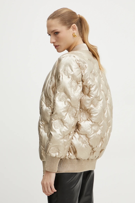 Guess kurtka bomber MARIANNE bez kaptura złoty W4BL60.WGB20
