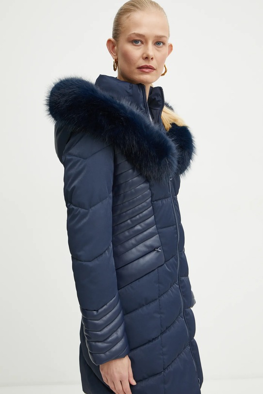 Μπουφάν Guess OXANA σκούρο μπλε W4BL61.WGLZ0