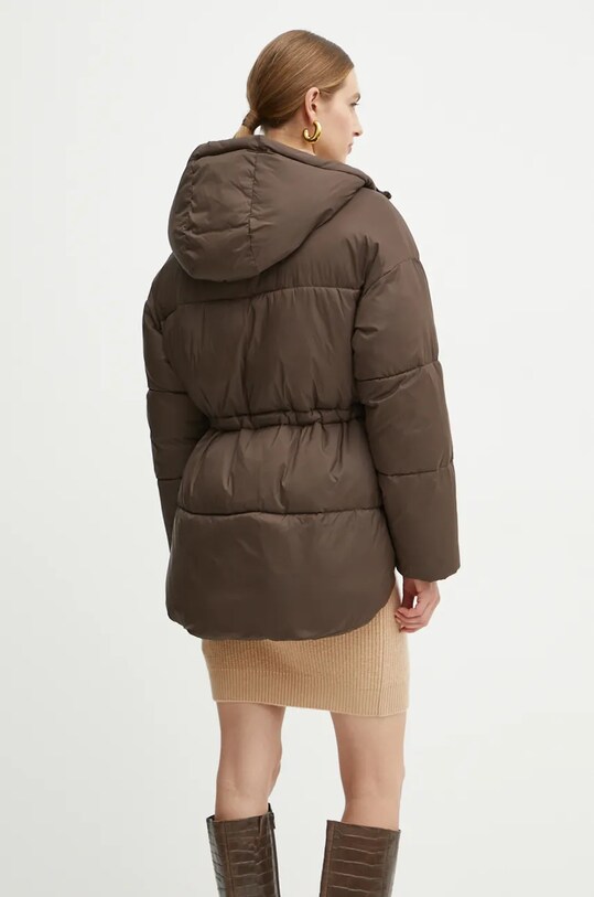 Ρούχα Μπουφάν Guess MARIKA W4BL99.WG0V0 καφέ