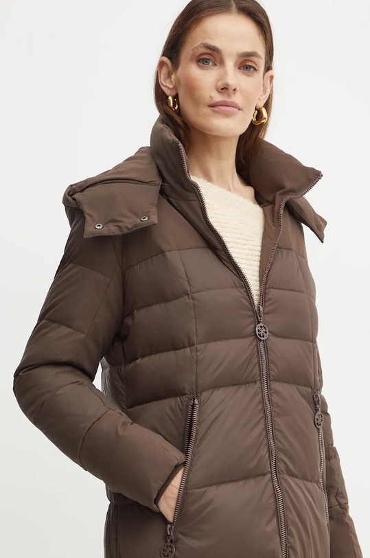 Пуховая куртка Guess CAROLYN коричневый W4BL0D.WG0V0