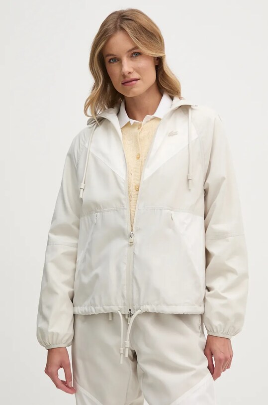 Lacoste geaca cu captuseala bej BF3251