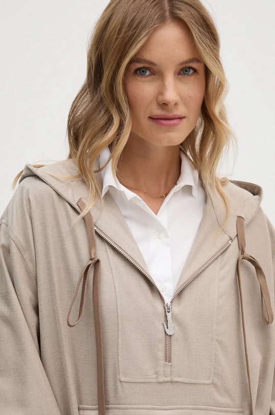 Mikina Lacoste béžová CF4188