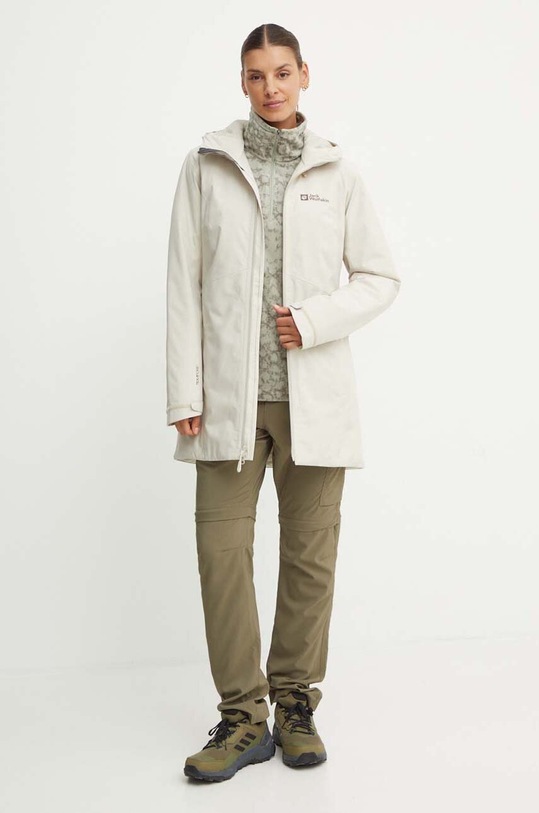 Jack Wolfskin kurtka outdoorowa Heidelstein 1115681 szary AW24