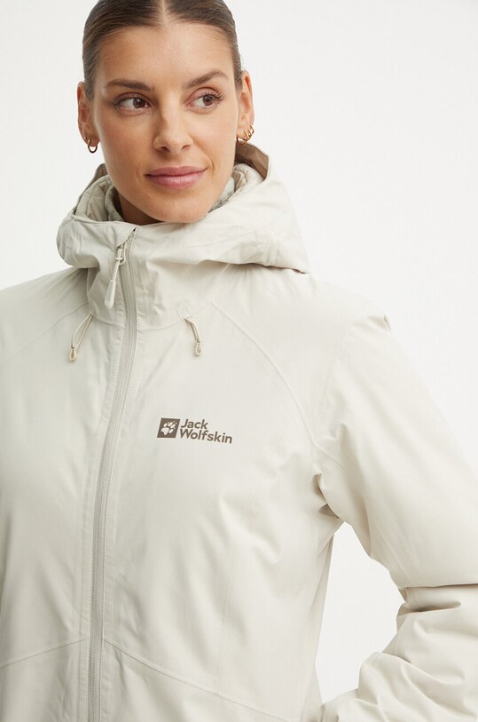 Turistická bunda Jack Wolfskin Heidelstein sivá 1115681