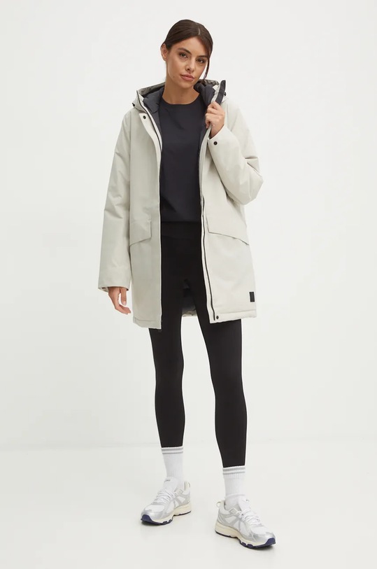 Jack Wolfskin geaca Tempelhof A60202 bej AW24