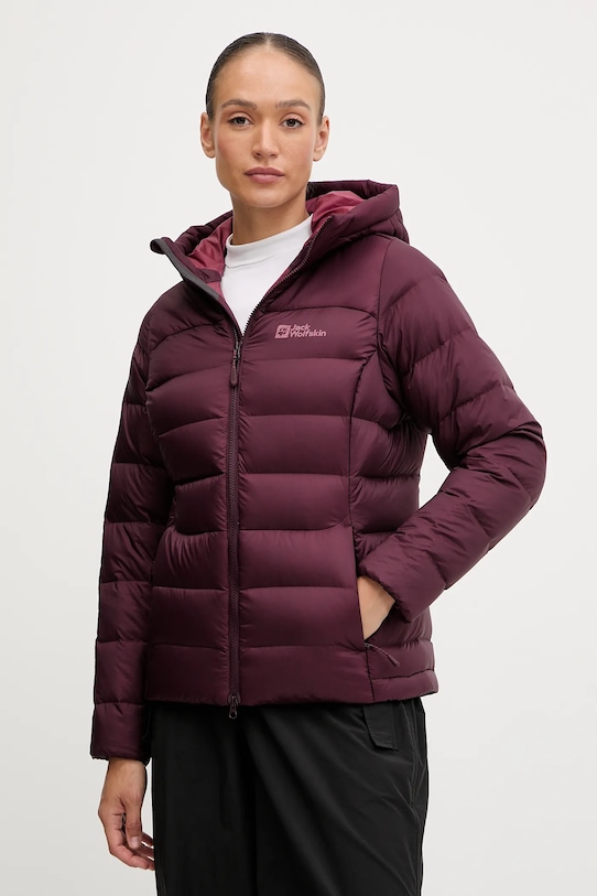 Jack Wolfskin kurtka sportowa puchowa Nebelhorn pozostałe fioletowy A61829