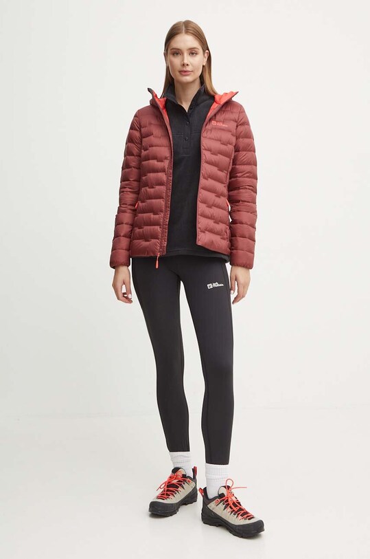 Спортивна пухова куртка Jack Wolfskin Passamani A61833 бордо AW24