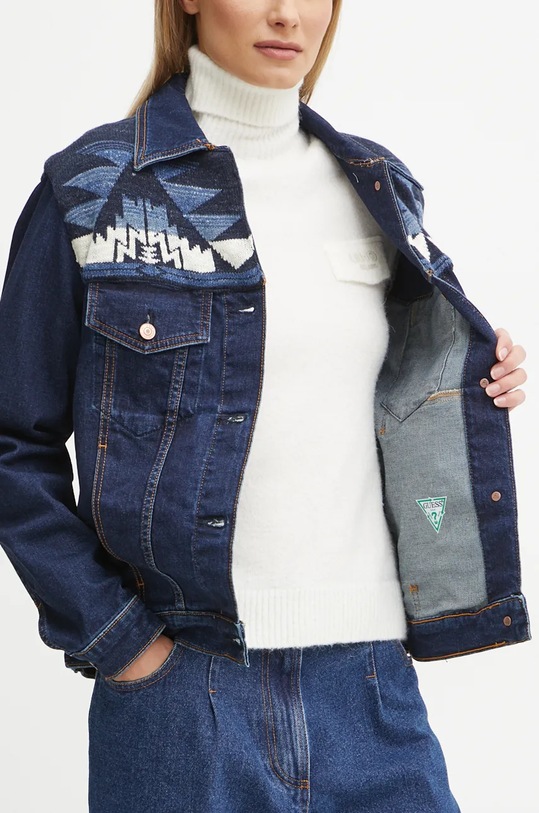 Guess geacă din denim W4BN71.D5GN5