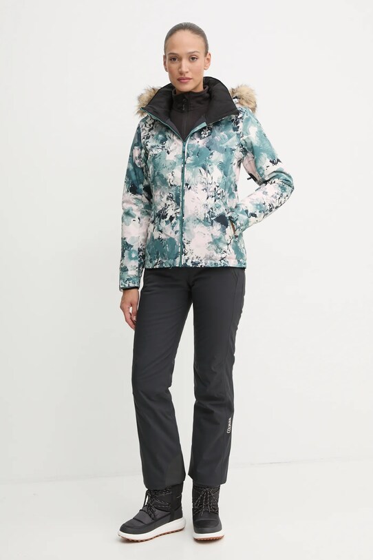 Roxy rövid kabát Jet Ski ERJTJ03481 zöld AW24