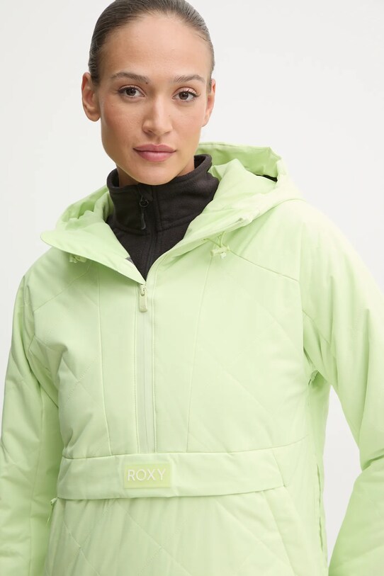 Гірськолижна куртка Roxy Radiant Lines Overhead ERJTJ03487 зелений