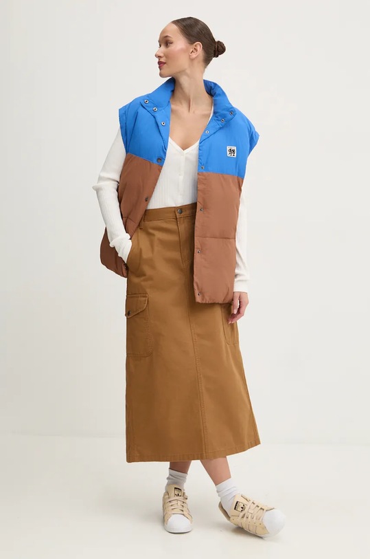 Безрукавка Quiksilver Puff Jacket EQYJK04113 коричневий AW24