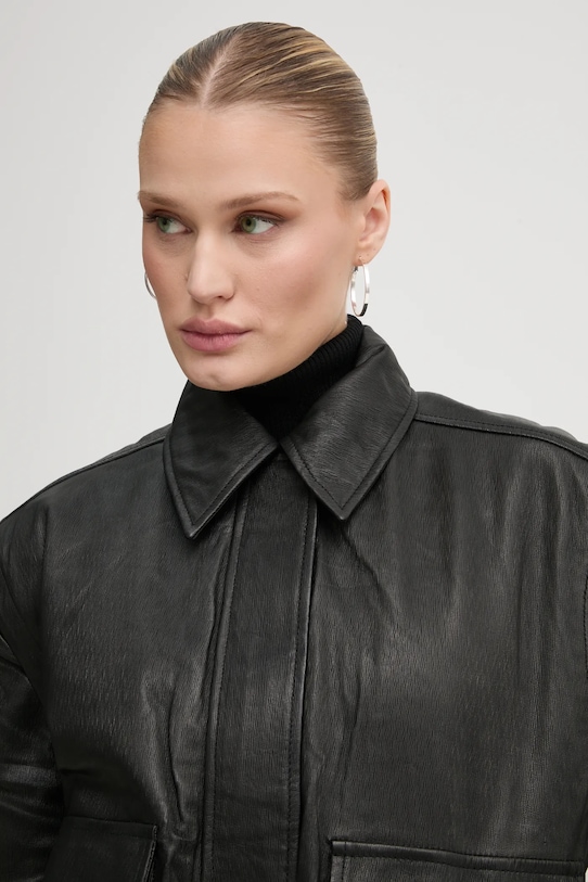 Remain kurtka skórzana 502051 czarny