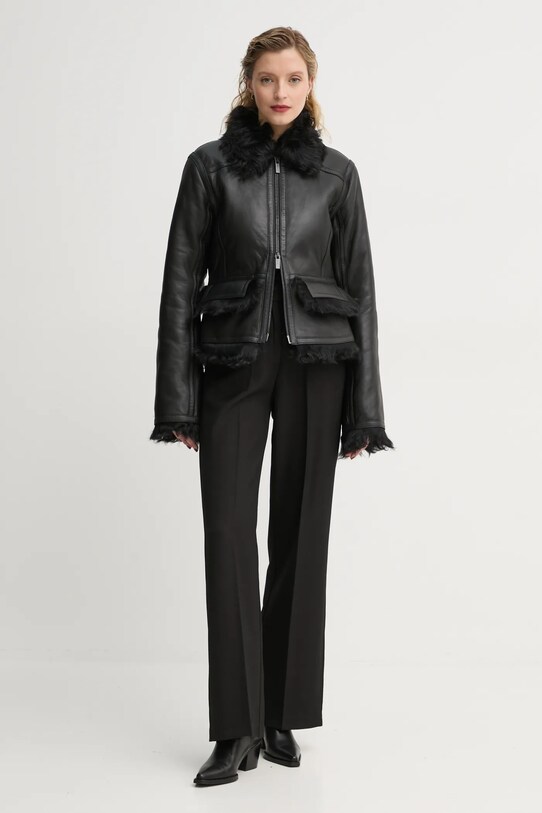 Remain kurtka skórzana 0 502169 czarny AW24