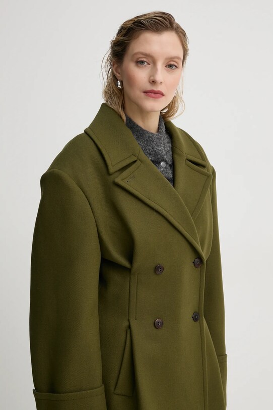 Remain palton de lana 0 502457 verde