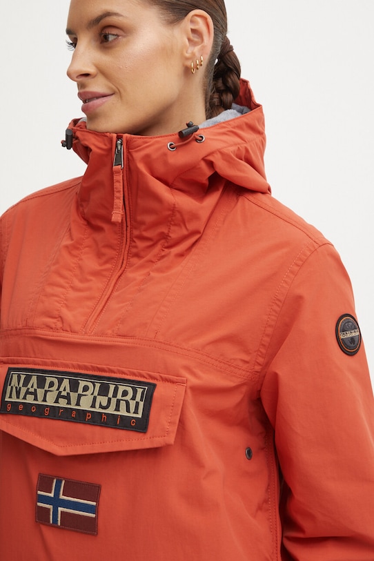 Bunda Napapijri Rainforest oranžová NP0A4GM5R1B1