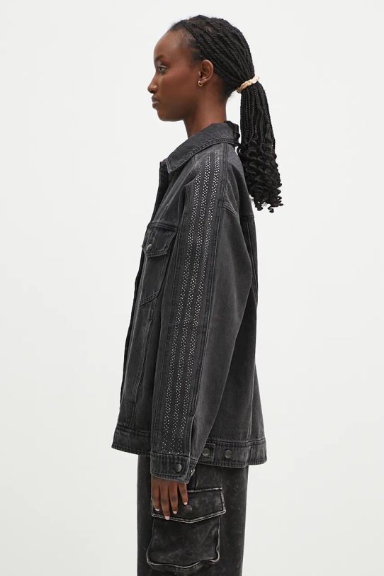 Traper jakna adidas Originals Atlanta Denim Jacket IW3103 crna AW24