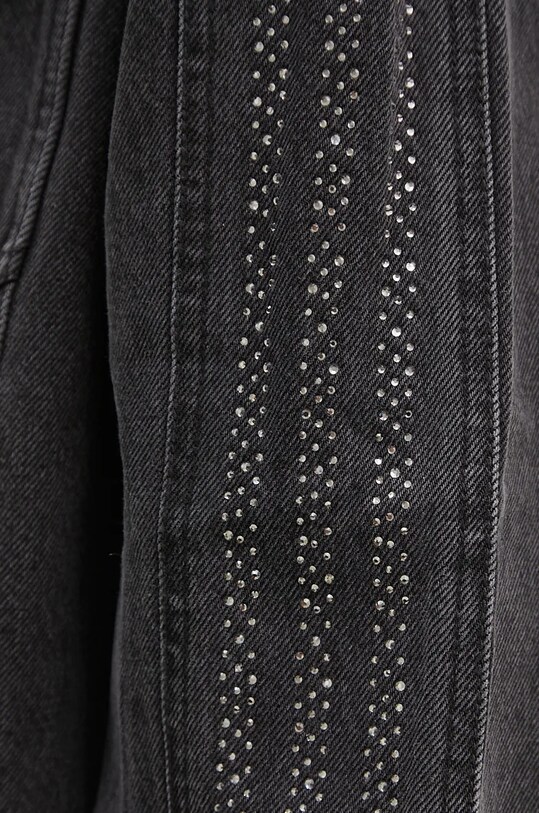 Džínová bunda adidas Originals Atlanta Denim Jacket IW3103 černá