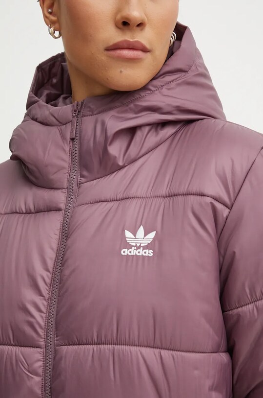Куртка adidas Originals Long Puffer IW5857 фиолетовой