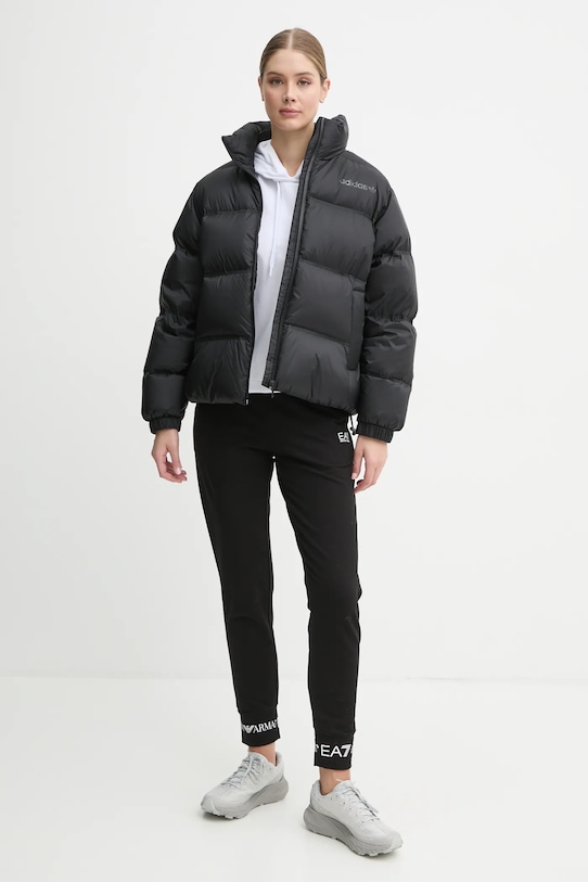 Μπουφάν με επένδυση από πούπουλα adidas Originals Premium Puffer IW5867 μαύρο AW24