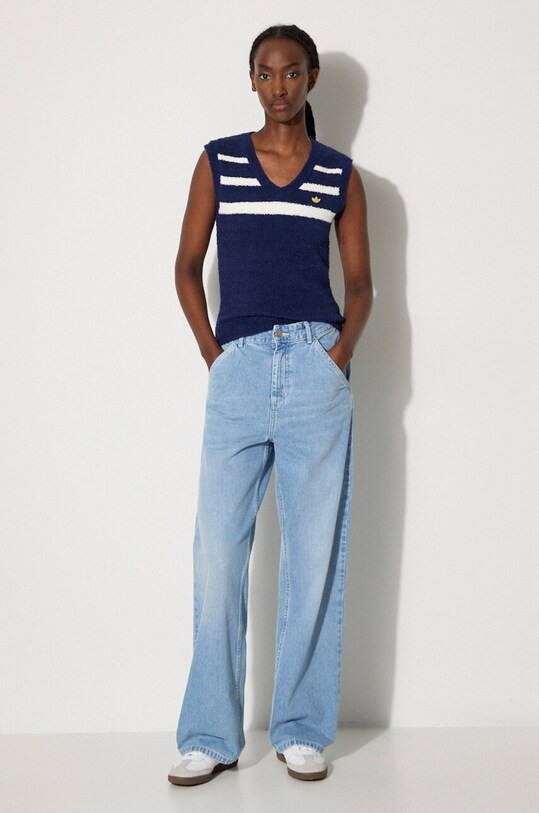 adidas Originals top Knit Vest IX1058 blue AW24