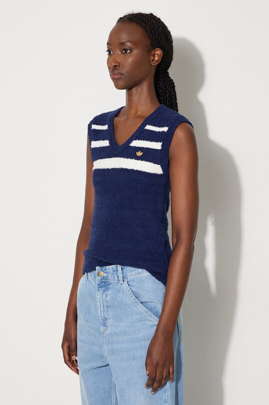 adidas Originals top Knit Vest blue IX1058