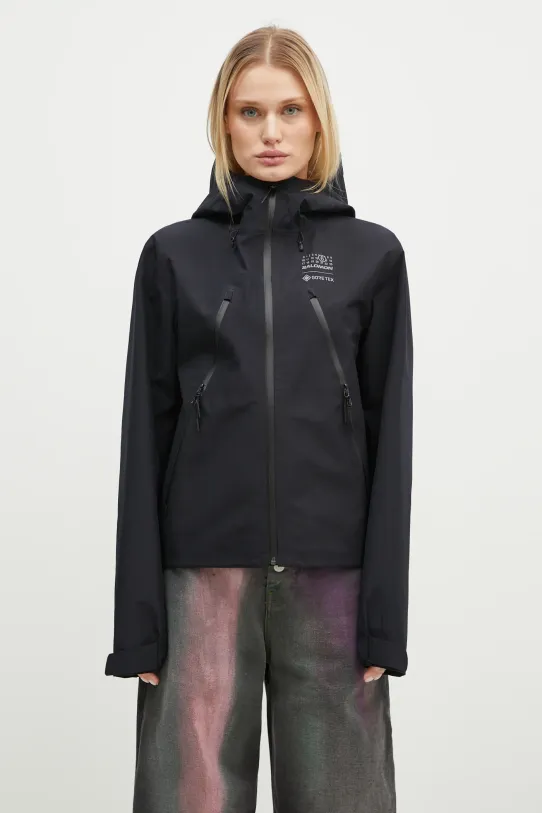 Куртка MM6 Maison Margiela x Salomon з капюшоном чорний S52AM0310.M35200