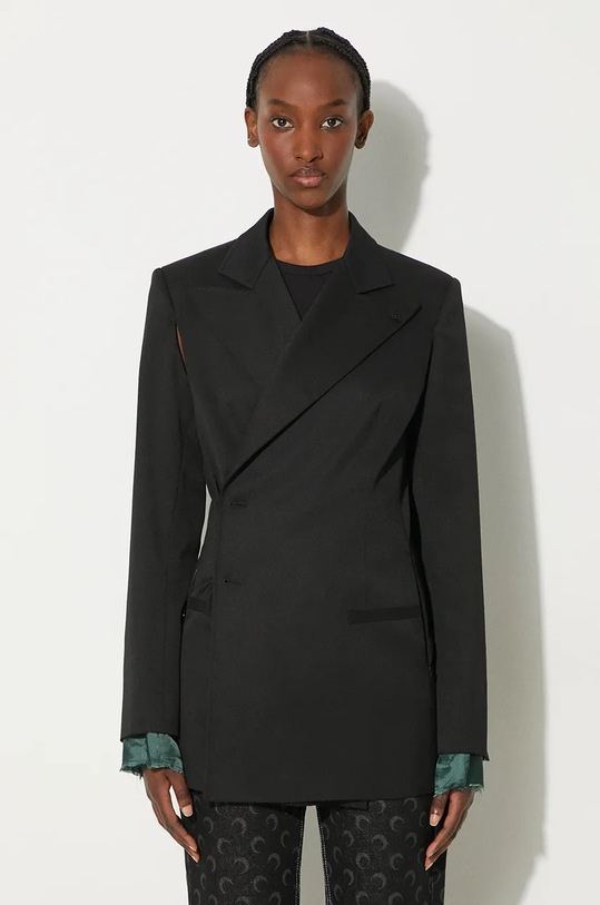 Blazer s příměsí vlny MM6 Maison Margiela S62BN0102.S47848 černá