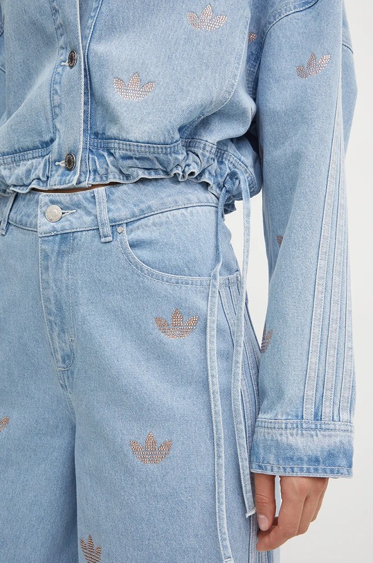 Τζιν μπουφάν adidas Originals Femme Galore Denim Rhinestone Jacket JN3021