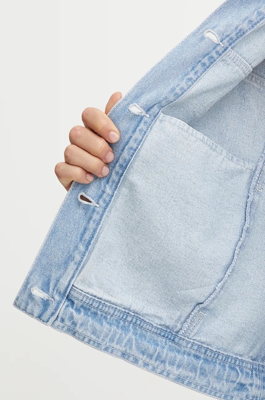 Τζιν μπουφάν adidas Originals Femme Galore Denim Rhinestone Jacket JN3021