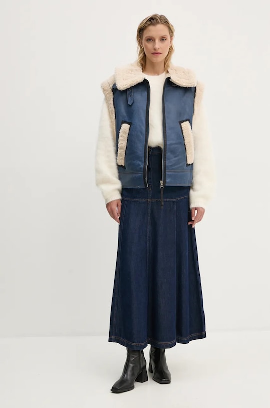 MUNTHE bezrękawnik TUPPA 243150524341 niebieski AW24