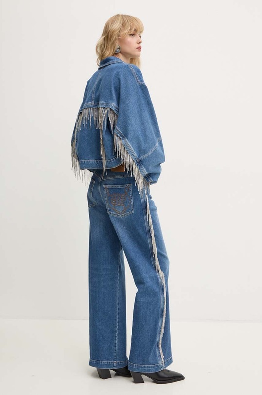 MUNTHE geacă din denim TRUFFY 243152024308 albastru AW24