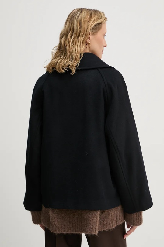 Одежда Шерстяное пальто MUNTHE THOKE 243153424340 чёрный