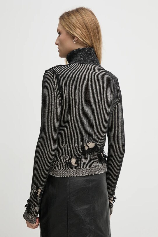 Îmbrăcăminte MM6 Maison Margiela cardigan din lana S62AN0133.M13076 negru