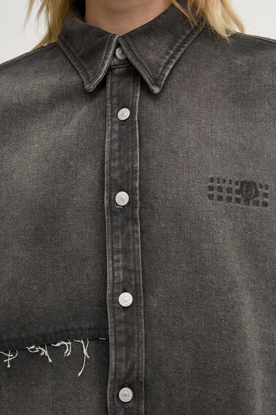 MM6 Maison Margiela denim jacket S62AN0134.S30848 gray