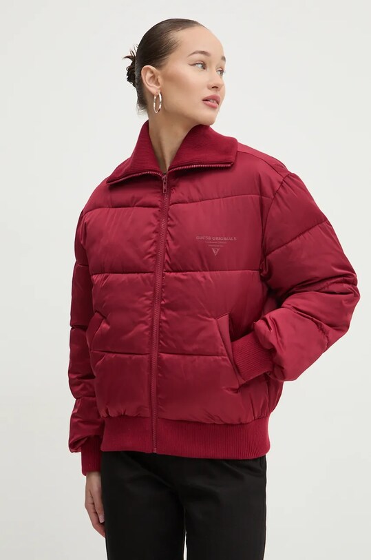 Bunda Guess Originals zateplené burgundské W4BL69.WFUE0