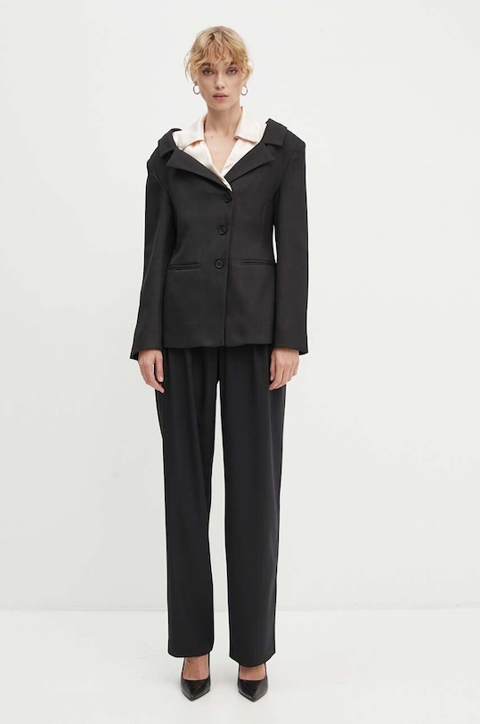Stine Goya sacou J002.2252 negru AW24