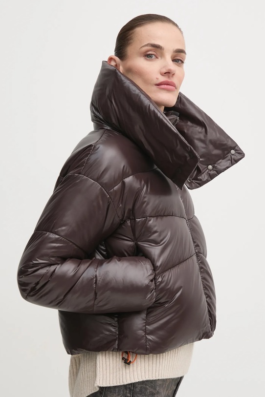 Bunda Save The Duck HEIDI s podšívkou hnědá D31839W.LUCK19