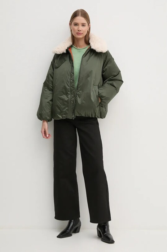 Save The Duck geaca PETAL D31841W.JADE19 verde AW24
