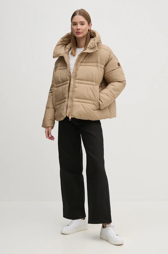 Save The Duck kurtka KERI D31904W.RECY19 beżowy AW24