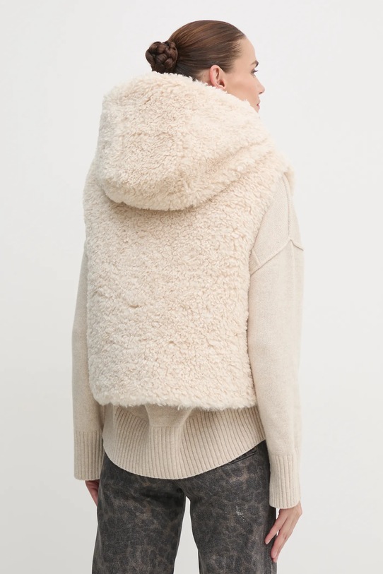 Odzież Save The Duck bezrękawnik KLARA D81923W.CURL19 beżowy