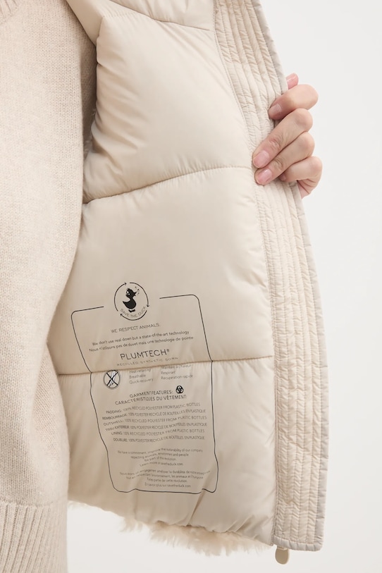 Save The Duck bezrękawnik KLARA D81923W.CURL19 beżowy