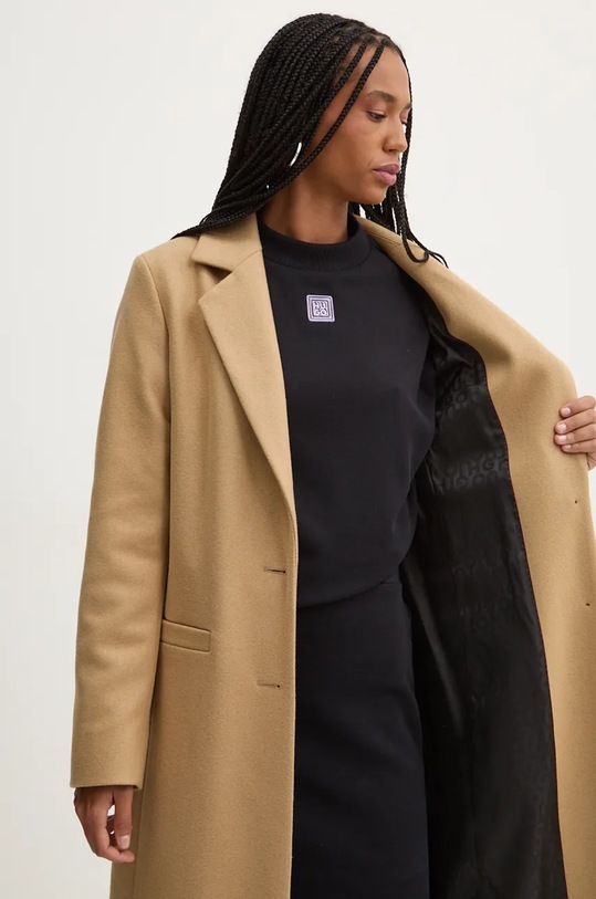 HUGO płaszcz wełniany 50526199