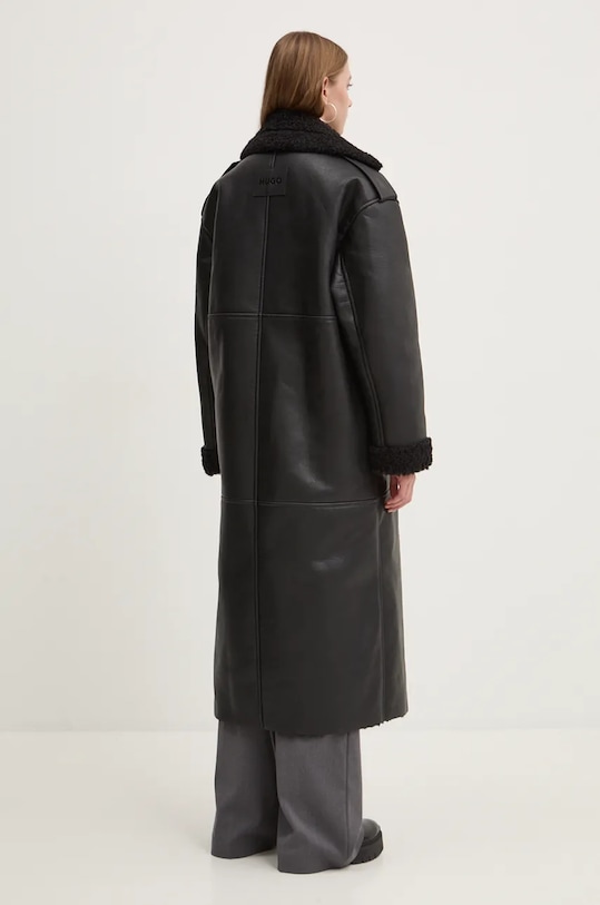 Odzież HUGO płaszcz 50528786 czarny