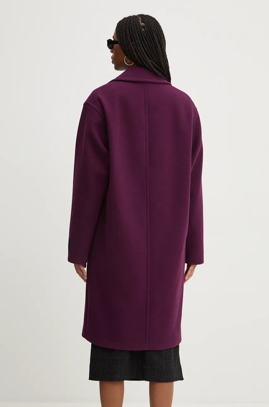 Ρούχα Παλτό από μείγμα μαλλιού HUGO 50534328 μωβ